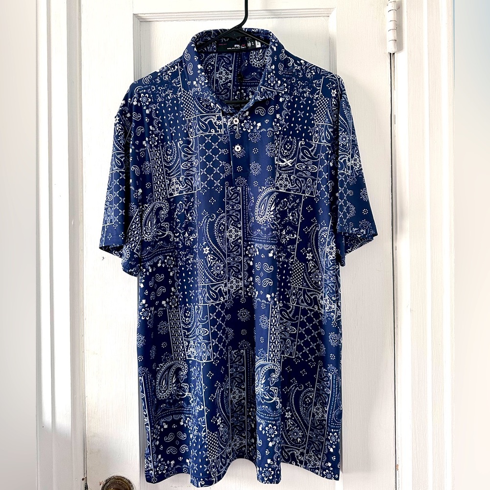 Polo Ralph Lauren RLX Bandana Print Golf Shirt